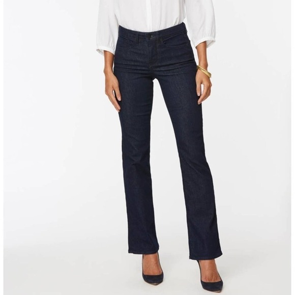 NYDJ Bootcut Jeans in Dark Rinse 6 - Picture 1 of 9